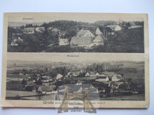 Boboszów near Międzylesie, panorama, 1919