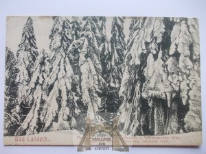 Lądek Zdrój, Bad Landeck, winter view, ca. 1910