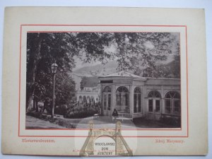 Lądek Zdrój, Bad Landeck, Marianne's Spa, light print on cardboard, ca. 1890