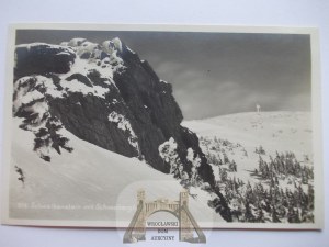 Snow Mountain Massif, view of Snow Mountain, publisher Marx, circa 1930.
