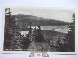 Snow Mountain Massif, view of Snow Mountain, publisher Marx, circa 1930.