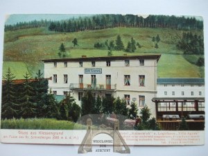 Kletno, Klessengrund near Stronie Slaskie, hotel, 1910