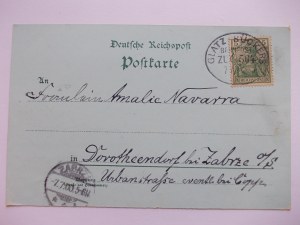 Polanica Zdrój, Bad Altheide, one-color lithograph, 1900