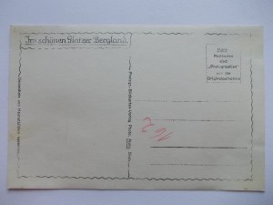Zieleniec near Duszniki Zdrój, panorama, publisher Marx, ca. 1930.