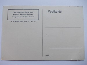 Jugow, Hausdorf near Nowa Ruda, panorama, ca. 1920.
