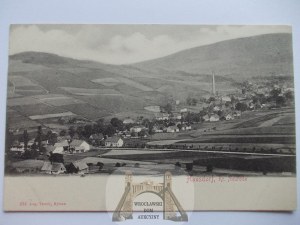 Jugow, Hausdorf near Nowa Ruda, panorama, ca. 1902