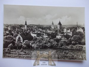 Zielona Gora, Grunberg, photo panorama, ca. 1938