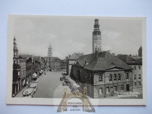 Zielona Góra, Grunberg, Market Square,ca. 1930