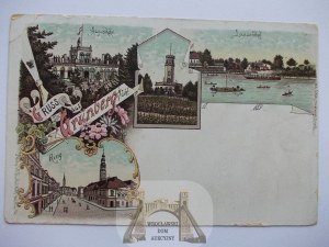 Green Mountain, Grunberg, lithograph, ca. 1900