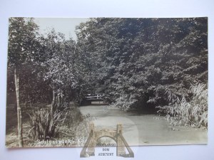 Kargowa, Karge, park near the palace, ca. 1924