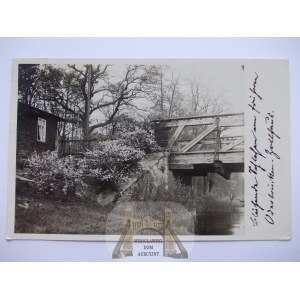 Nowa Sól, Neusalz, most przy domu celnym, 1934
