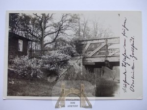 New Salt, Neusalz, bridge by the customs house, 1934