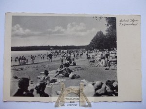 Legin near Wschowa, beach, 1933