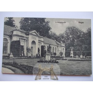 Żagań, Sagan, Ludwigsgarten, 1928