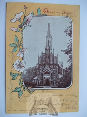 Żagań, Sagan, Church of the Holy Cross, Art Nouveau, 1900