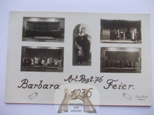 Żagań, Sagan, celebration of the 76th artillery regiment, 1936