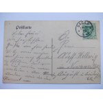 Pożarów k. Żagań, ulica, gospoda, 1909