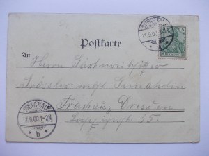 Sprottau, Sprottau - Ilawa, restaurant, 1900