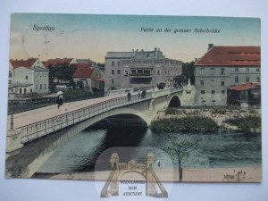 Sprotava, Sprottau, bridge, 1910