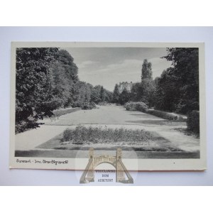 Żary, Sorau, park, 1943