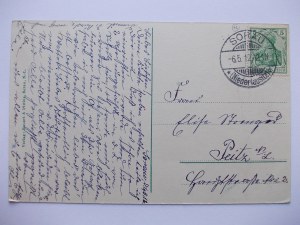 Zary, Sorau, Post Office Street, 1912