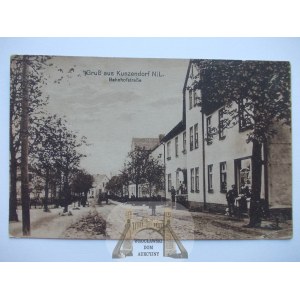Żary - Kunice, ulica dworcowa, 1920
