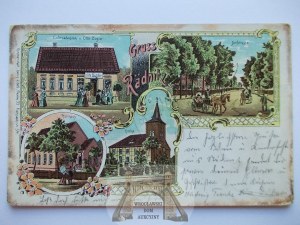 Radnica near Krosno Odrzańskie, lithograph, 1909