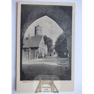 Łagów k. Świebodzin, ulica, ok. 1925