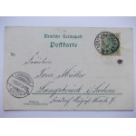 Międzyrzecz, Meseritz, rzeka, 1901