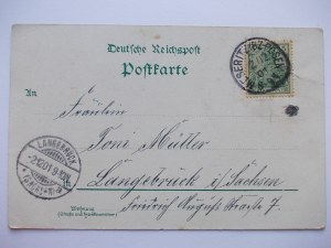 Meseritz, Meseritz, river, 1901