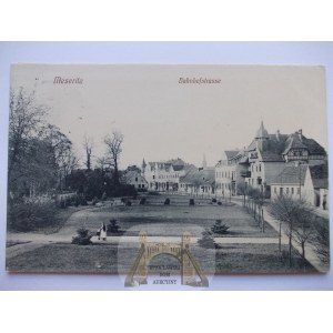 Międzyrzecz, Meseritz, ulica Dworcowa, 1915