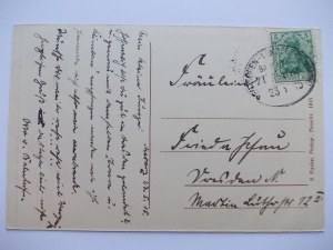 Miedzyrzecz, Meseritz, Dworcowa Street, 1915