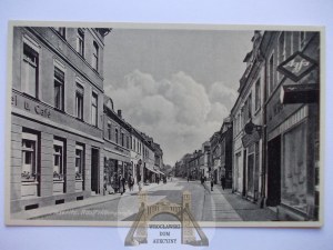 Miedzyrzecz, Meseritz, Wilhelm Street, circa 1940.