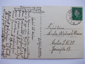 Krzeszyce near Sulęcin, street, 1929