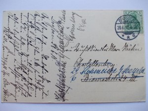 Ośno Lubuskie, Drossen, mill, 1910