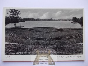 Ośno Lubuskie, Drossen, amphitheater, circa 1940.