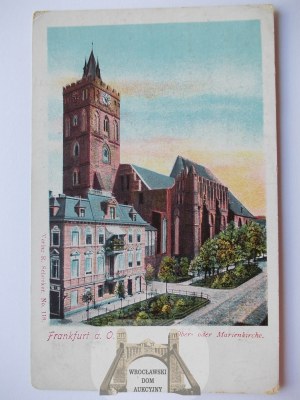 Słubice, Frankfurt, church, 1910