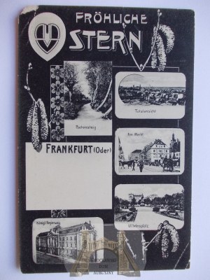 Słubice, Frankfurt, 5 views, 1918