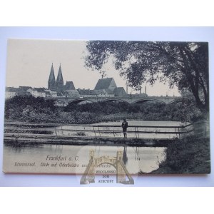 Słubice, Frankfurt, most, ok. 1920