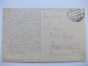 Gorzow Wielkopolski, Landsberg, Warta, ships, 1915