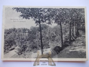 Gorzow Wielkopolski, Landsberg, park, 1917