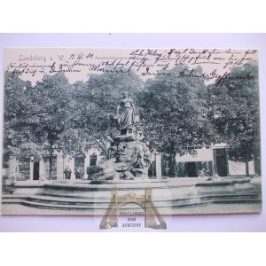 Gorzów Wielkopolski, Landsberg, fontanna, 1904