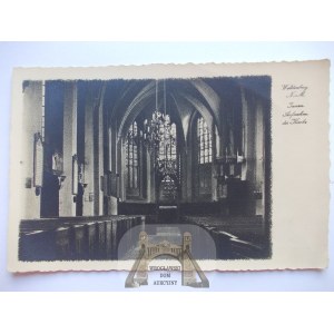 Dobiegniew, Woldenberg, wnętrze kościoła, ok. 1930