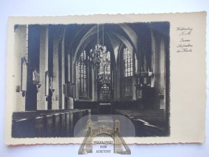 Dobiegniew, Woldenberg, church interior, circa 1930.
