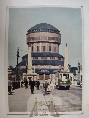 Poznan, Upper Silesia Tower, streetcar, occupation ca. 1940.