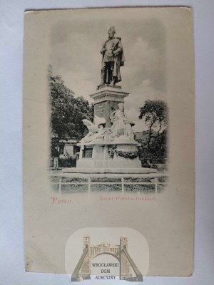 Poznan, monument to Kaiser Wilhelm ca. 1900
