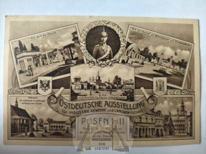 Poznan, East German Exhibition, 5 views, heir to the German throne 1911