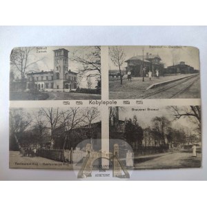 Poznań, Kobylepole, dworzec, zamek, browar ok. 1910