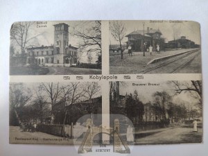 Poznan, Kobylepole, railway station, castle, brewery ca. 1910