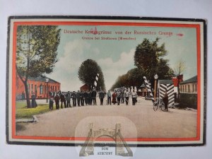 Strzałkowo near Września, border crossing 1918